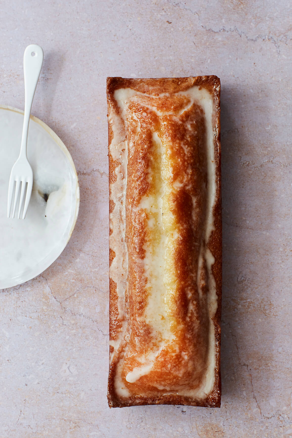 Lemon Drizzle Loaf Slice