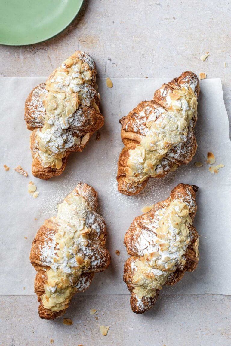Vegan almond croissant