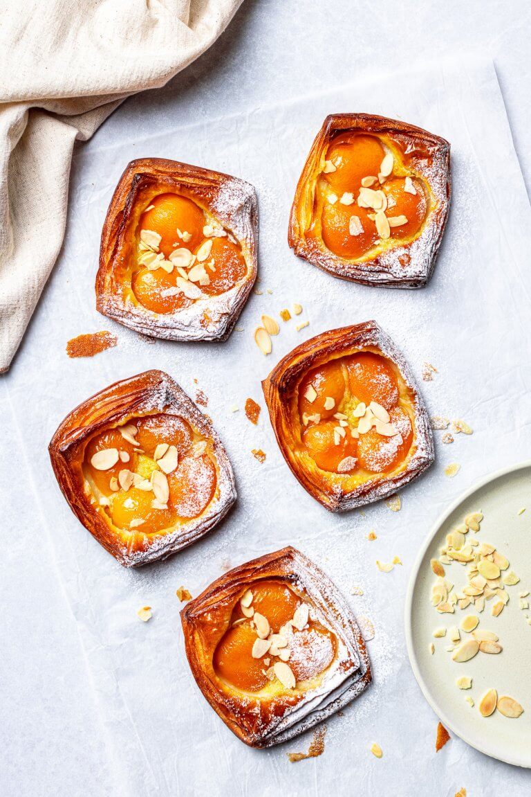 Baked Apricot Danish